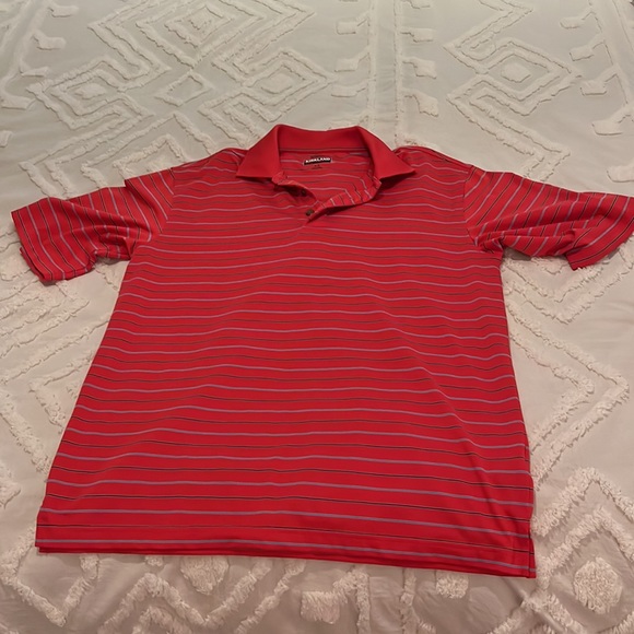 Kirkland Signature, medium red collared tshirt - Picture 2 of 4